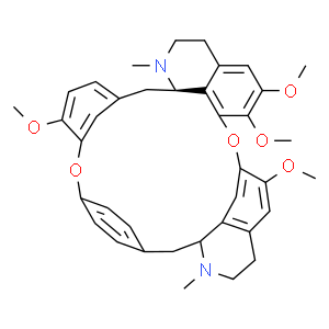 粉防己堿；漢防己甲素